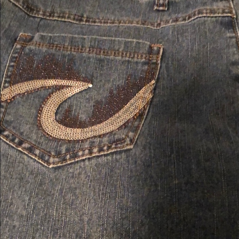 Embellished jeans
